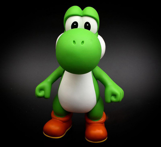 Super Mario 瑪利歐 路易吉 蘑菇男孩 可動人偶公仔, 1個, 12cm小青龍袋裝  超級瑪麗周邊