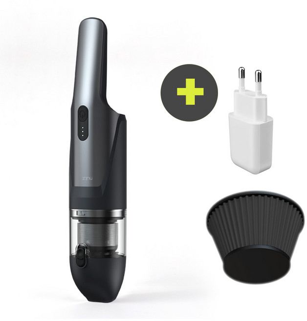 너츠 휴대용 차량용 무선 진공 청소기 NUTZ NV-02, NUTZ NV-02+어댑터+필터1개