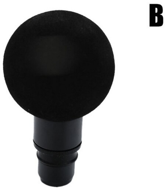 1pc 새로운 유니버설 근막 총 마사지 헤드 바디 이완 근막 마사지 총 교체 헤드, b, B