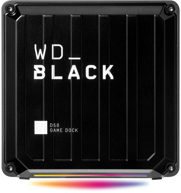 WD Thunderbolt 3 WDBLACK D50 Game Dock WDBA3U0000NBK-NESN 웨스턴 디지털 노트북 PC용, 1개, 상세페이지 참조