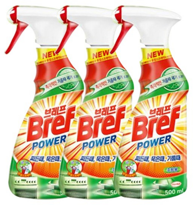 [브레프] 파워 주방용 500ml x3, A01-브레프-파워 주방용500ml X3