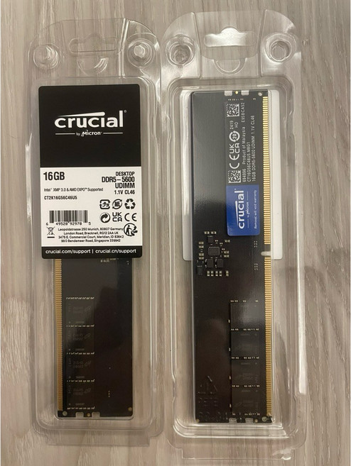 Crucial 16GB DDR5 5600 記憶體, 1個