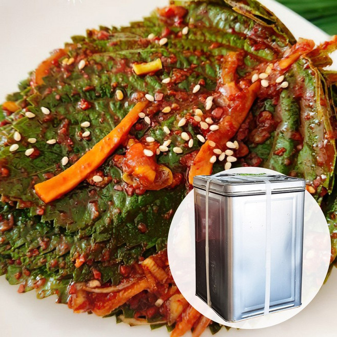 양념깻잎 4kg 10k g20kg 반찬 대용량 식자재 업소용 식당용, 1개, 10kg