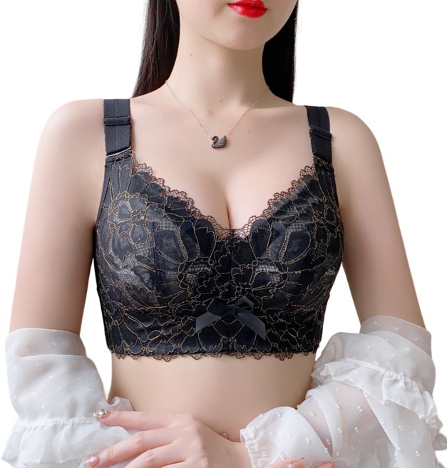 빅사이즈 75B~95F 풀컵 노와이어브라 레이스 섹시 가슴압박브라 모으다 처진가슴브라