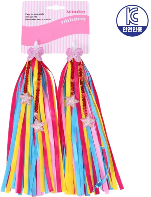 소브리 킥보드테슬 유니콘 경적벨 따릉이 악세사리 세트, 1개, 레드