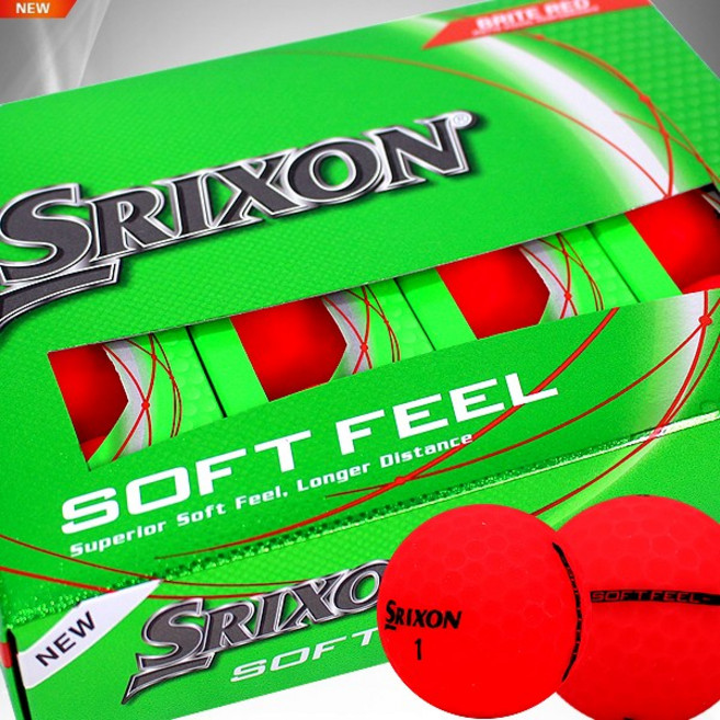 2025 스릭슨 SRIXON 소프트필 골프공, 레드, 1개, 12개입