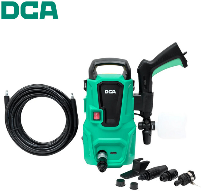 DCA 고압 세척기 AQW5/6B 1080W 90바 고압호스 8m포함 자흡기능
