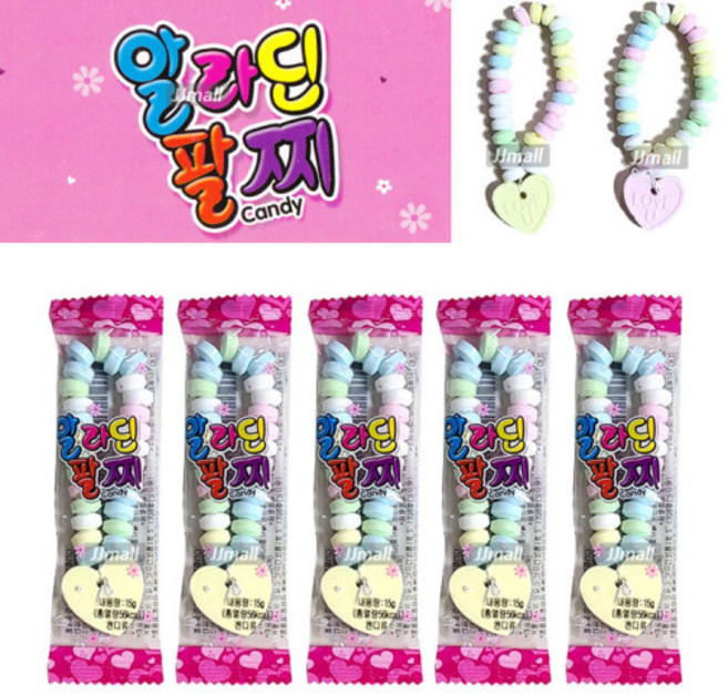 알라딘 팔찌 캔디, 15g, 5개