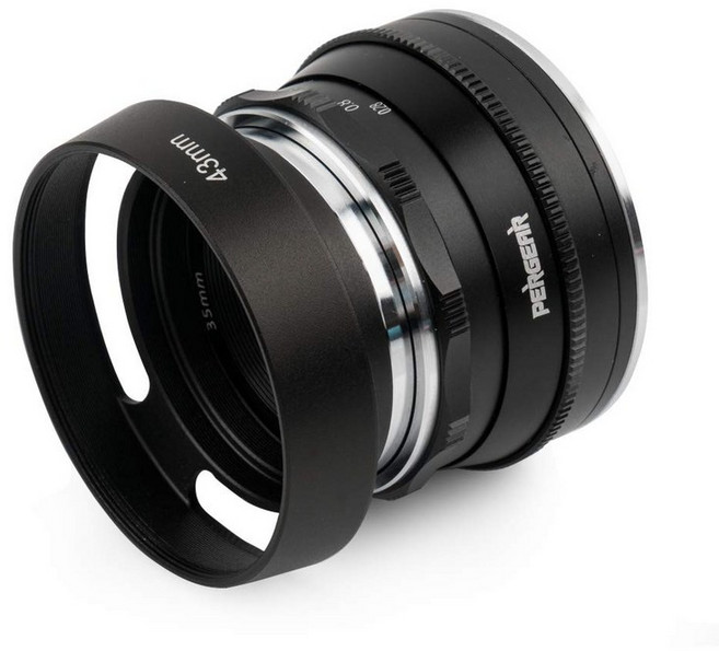 Pergear 35mm F1.6 카메라 렌즈 후지 필름 XF 마운트 카메라용 수동 초점, 상세페이지 참조, 1개