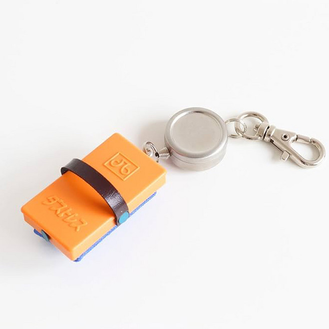 일본 칠판지우개 키링 리카가쿠 액정클리너 스마트폰 핸드폰 액정닦이 SSR사이즈, 1개, 혼합색상