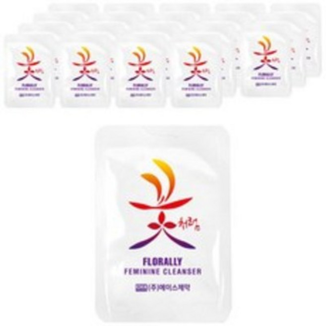 에이스제약 꽃처럼 여성청결제, 4g, 20개