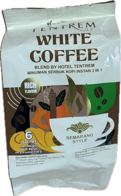 인도네시아 화이트 커피 35g x 6개 210g, 22g, 10개입, 1개