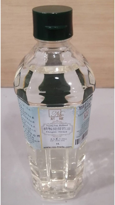 尼歐NIO 荷荷芭油 基底油 護髮油 按摩油 植物油, 1個, 精製荷荷芭油-1L