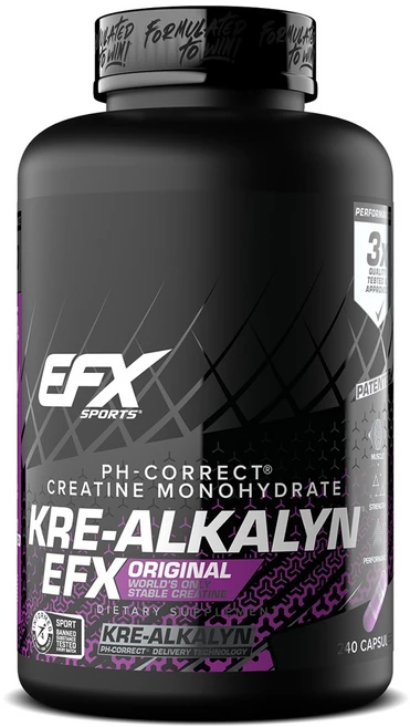 EFX KRE-ALKALYN EFX 크레알카린 240캡슐, 240정, 1개 - 쿠팡