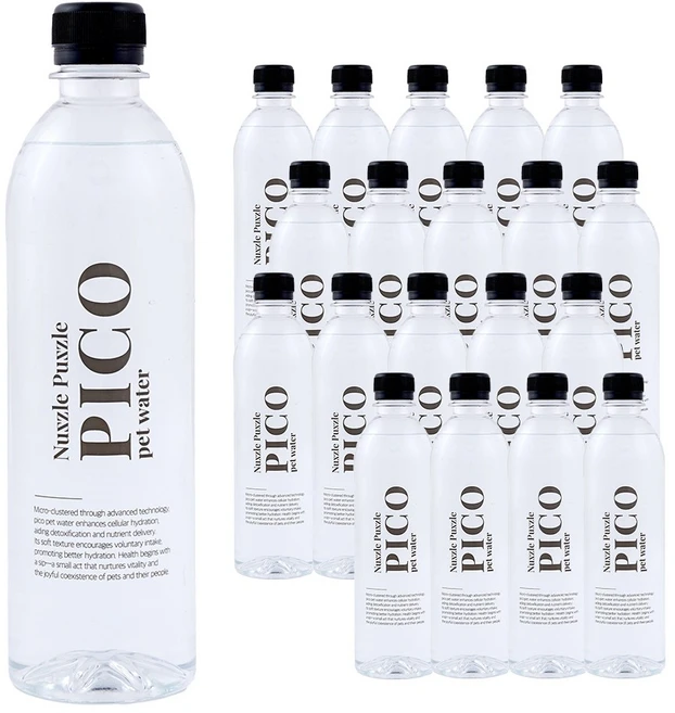 닥터트루 너즐퍼즐 피코 펫워터, 20개, 500ml, 물 - 쿠팡