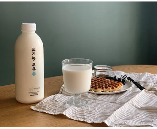 데미샘목장 유기농우유 [원산지:국산(전라북도 진안군)], 2개, 900ml