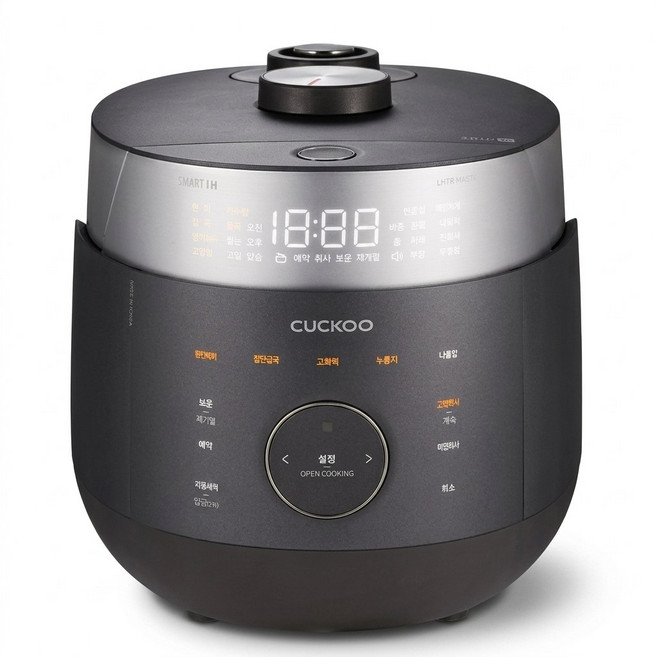 쿠쿠 IH전기압력밥솥 10인용, (KC인증)CRP-LHTR1010FD, 블랙