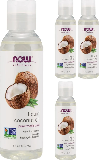 나우푸드 리퀴드 코코넛 오일 퓨어 프랙셔네이티드, 118ml - 쿠팡