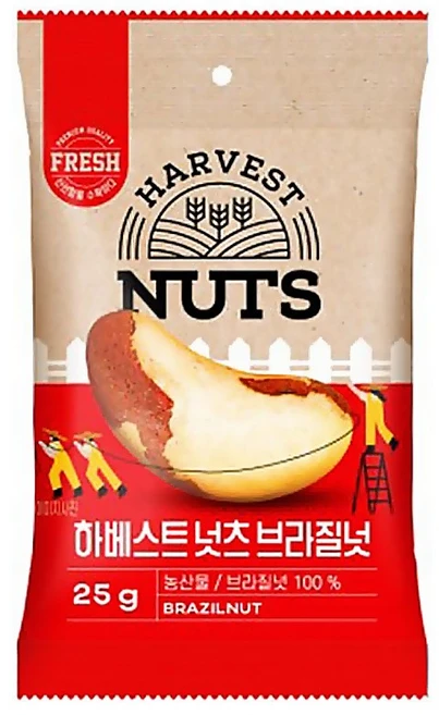 하베스트넛츠 브라질넛, 35g, 12개 - 쿠팡