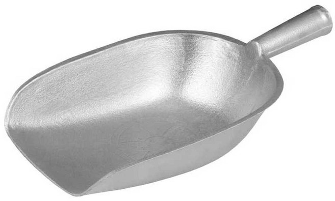 곡물 바가지 방앗간 되 쌀 주걱 삽 알루미늄스쿱 스쿠퍼 사료, 알루미늄 16cm