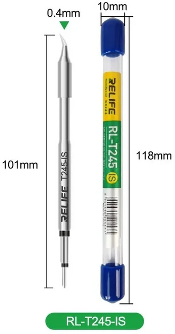 RELIFE 슈퍼 파인 납땜 팁 C210 T245 다리미 GVM 전문 스테이션용, [14] T245-IS, 1개
