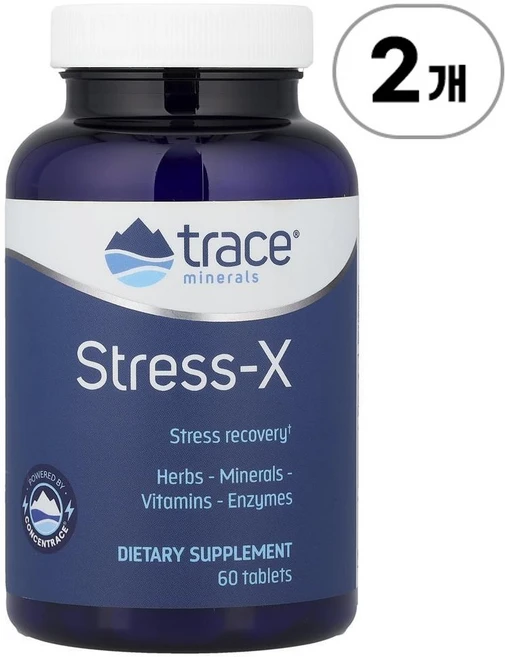 트레이스 스트레스-X Trace Stress-X 60정, 2개 - 쿠팡