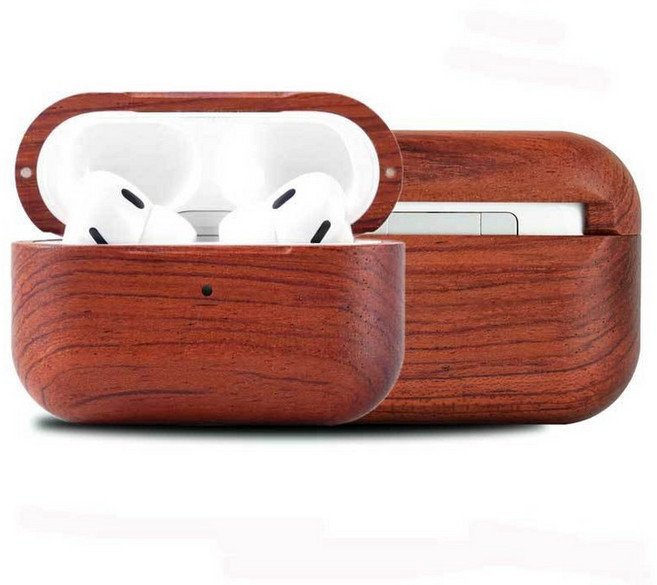 SU 에어팟호환 이어폰케이스 투명 하드 TPU 실리콘, 1개, 배나무와 붉은 나무 긴 로프, Airpods 1/2세대 원형