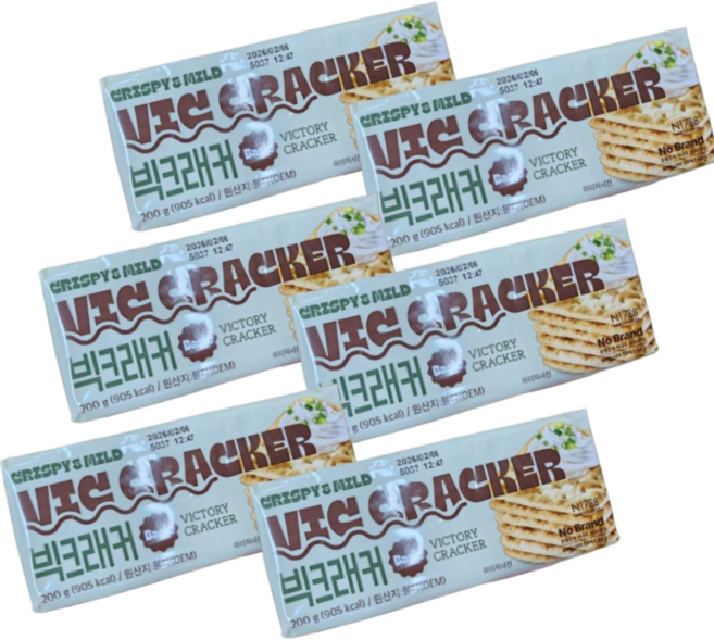노브랜드 빅크래커, 6개, 200g