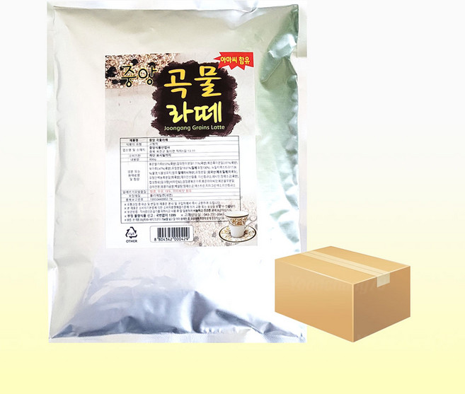 중앙 곡물라떼 800g x 15개/율무차 곡물차 자판기용, 15개, 1개입