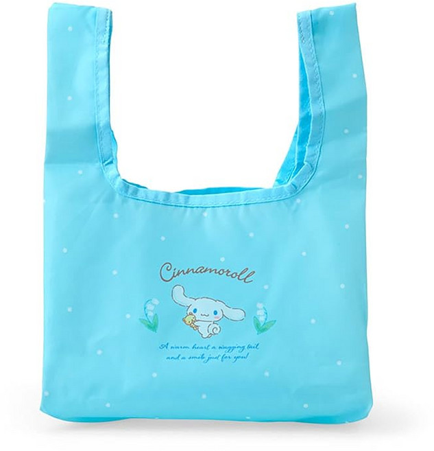 산리오 (SANRIO) 런치 에코백 시나모롤 마이백 쇼핑백 폴리에스테르 약 폭 26 × 깊이 20 × 높이 35.5cm 727024