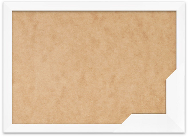 퍼즐액자 51x73.5cm (퍼즐전용유액 포함), 슬림 우드 화이트, 1000개