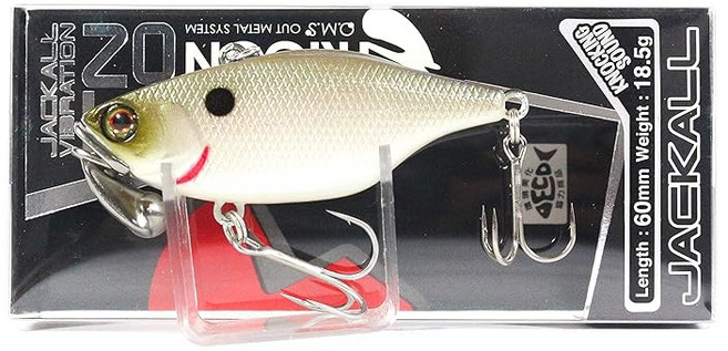 JACKALL(잭칼) 바이브레이션 TN/60 트리곤 18.5g 60mm SK 펄 샤드