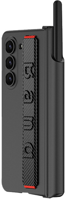 폰로드 펜수납 힌지보호 밴드 스트랩 지폴드 케이스