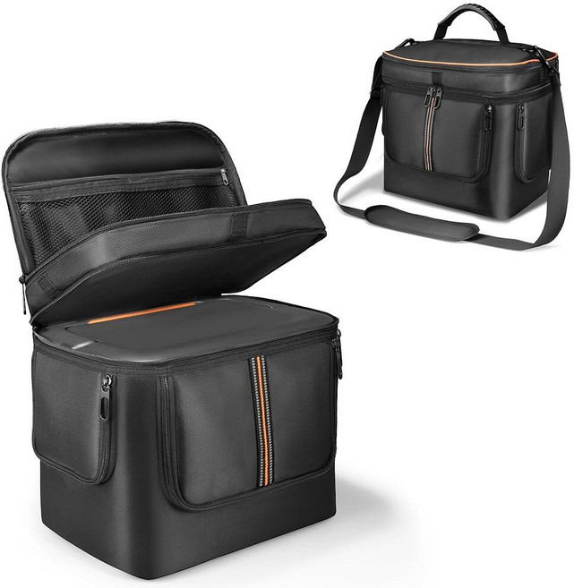 OCXLLEATLY Jackery Explorer 1000 V2와 호환되는 휴대용 파워 스테이션 보관 가방 전원 공급 장치 충전 케이블 및 액세서리용 여행용 보호 케이스 372, OCXLLEATLY Jackery Explorer 10