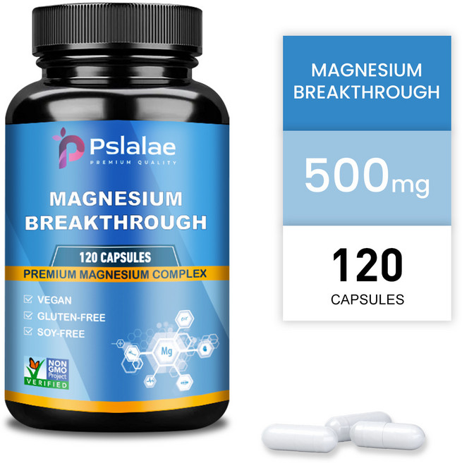 Pslalae 鎂突破 頂級鎂複方 幫助入睡, 120組
