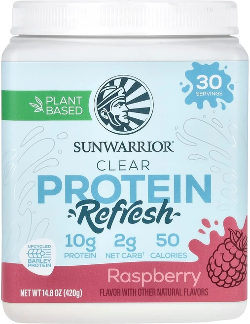 선워리어 클리어 프로틴 리프레시 라즈베리맛 420g (14.8oz) SUW-92100, 1개 - 쿠팡
