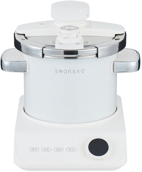 전기압력밥솥 6인용 유아식 이유식 취사 멀티쿠커, 화이트, SOONSAC