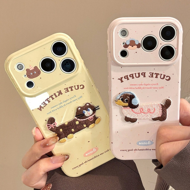 퓨어젤리 자수 패치 아이폰 케이스