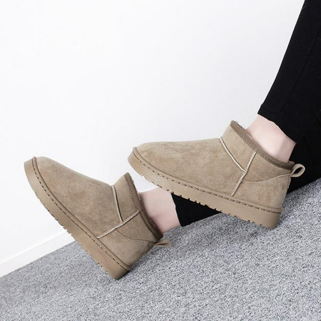 아크라 남자 여자 행텐 양털 부츠 경량 겨울 퍼 안감 커플 논슬립창 워커 방한화