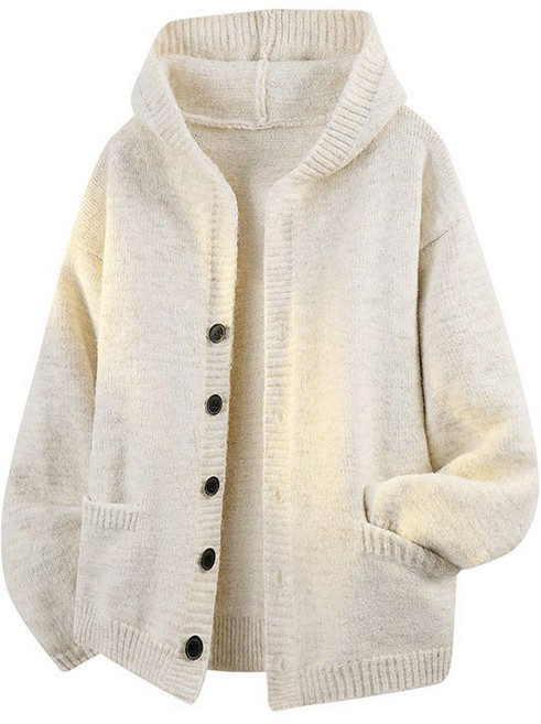 남자 봄 가을 롱 가디건 패션 얇은 니트 코트 루즈핏 스웨터 카디건 캐주얼 후드 가디건 재킷 LPC