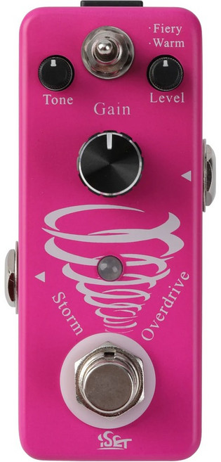 기타이펙터 ISET 일렉트릭 기타 이펙트 페달 오버드라이브 바이패스 디스토션 부스터 컴프레서 퍼즈 플랜저 트루 부품, PD-9B Overdrive, 1개