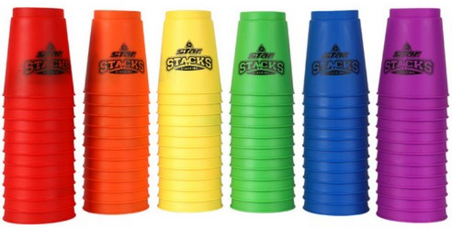 스타스포츠 스피드스택스컵 12p, 레드, 1개