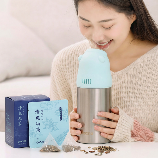 코막힘 수면 코가습기 코훈증기 코사우나 루틴세트 코소나키트 (청상비책1포함), 1세트