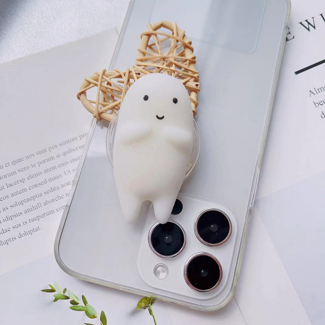 걸스코코 말랑가득톡 맥세이프 아이폰 인형 스마트톡 갤럭시 톡홀더 거치대 우정템, 1개, 11번스마트톡