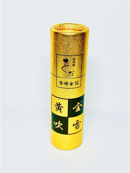 愛賴著 i_right 日本金澤黃金吹雪可食用金箔 蛋糕裝飾 甜點裝飾 烘焙材料 食用金粉, 0.032g, 1個