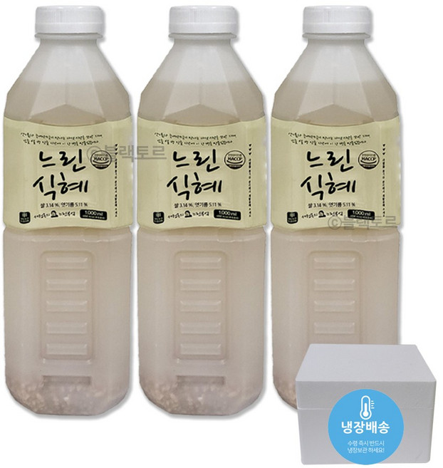 코스트코 서정옥의 느린부엌 느린식혜 1000ml x 3, 1L, 3개