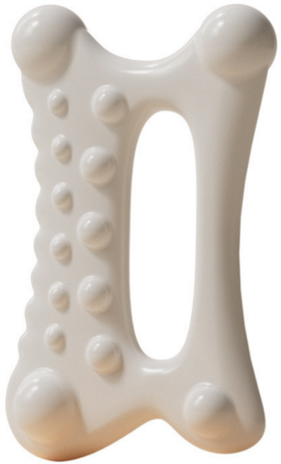 얼굴 괄사 마사지기 페이스 브러쉬 림프순환 셀프 홈케어, 단일, 1개