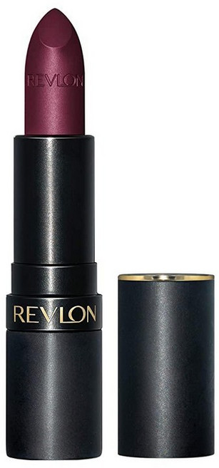 Revlon 수퍼 로스트러스 매트 립스틱 인 브라운 002 스파이스드 코코아 0.74 oz, 021 블랙 체리