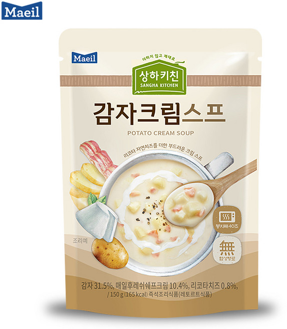 상하목장 상하키친 감자크림스프 150g무료배송, 150g, 20개
