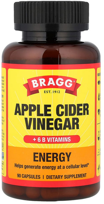 아이허브 트루 에너지 사과 식초 + 6가지 비타민B군 카페인 무함유 캡슐 90정, 1개